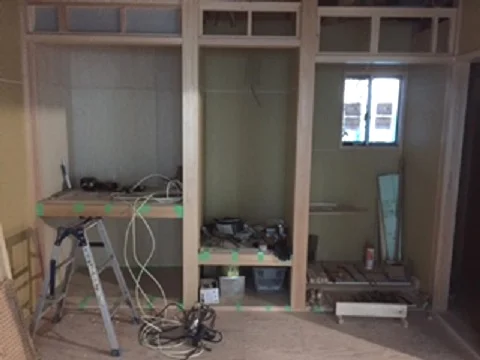 施工中（和室）